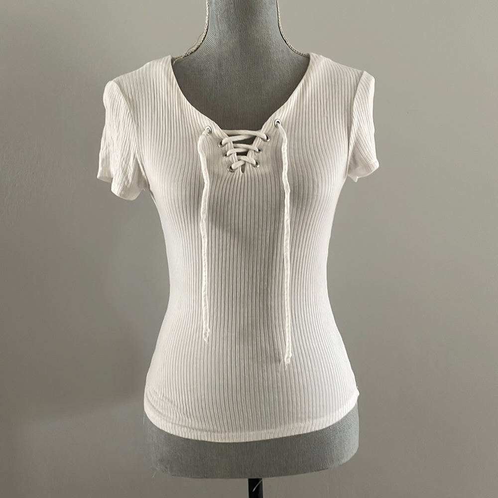 White Casual Top